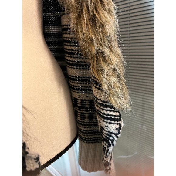 Anthropologie Nettoyer A Sec Faux Fur Sleeveless Sweater - Picture 10 of 11